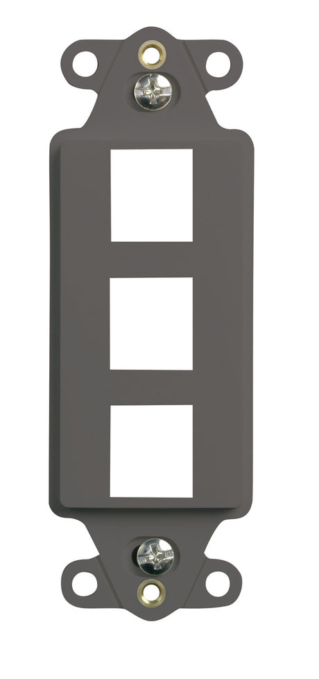 WP3413 3-Port Decorator Outlet Strap