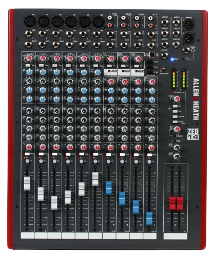 AH-ZED14 Compact 14-Channel Analog Mixer with USB