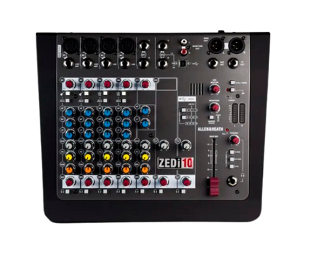 ZEDI10 Hybrid Compact 10-Channel Mixer with USB Interface