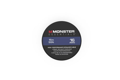 Monster AV VME30004 50' Spool 2C 16AWG CCA Speaker Wire