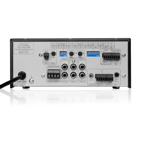 AA100PHD 4 Input 100W Mixer Amplifier with PHD