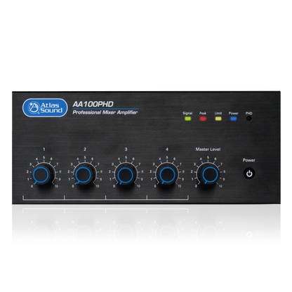 Atlas IED AA100PHD 4 Input 100W Mixer Amplifier with PHD