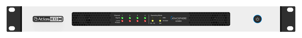 AZA804 Atmosphere™ 800-Watt Networkable 4-Channel Power Amplifier