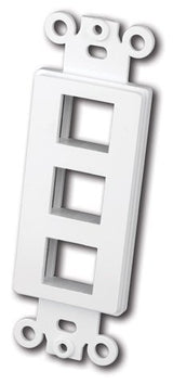 Decor Style Multi-Media Wall Plate Insert