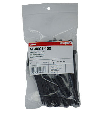 AC400 4.75" Cable Ties 100 Pack