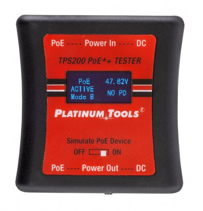 Platinum Tools TPS200C PoE++ Tester Clamshell