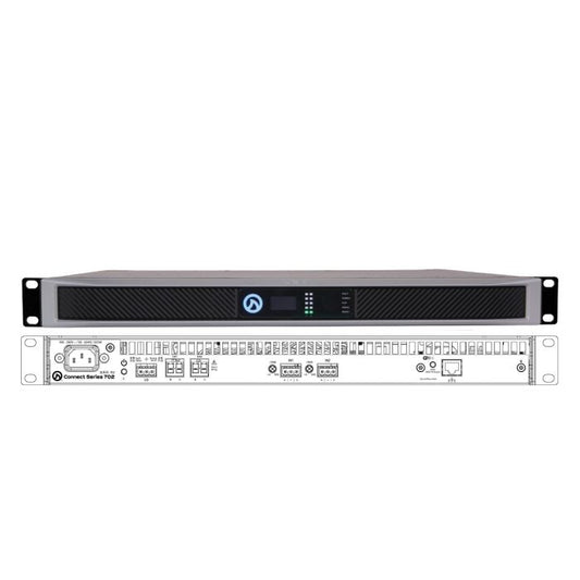 LEA CONNECT 702-G 2 Channel x 700 watt @ 4Ω, 8Ω, 70V and 100V per channel Government Model with WiFi removed.