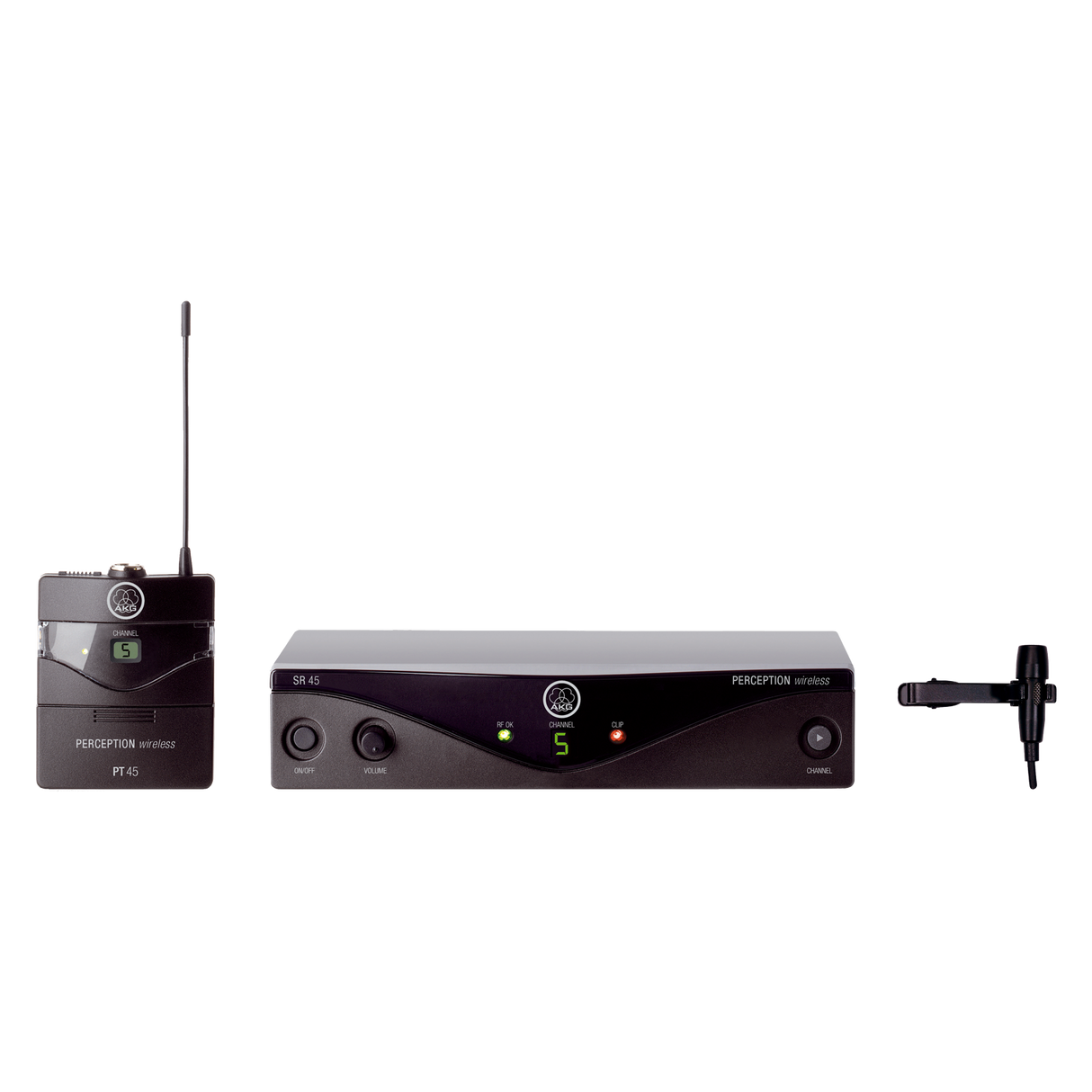 3249H00010 Perception Wireless Mic System 45 Presenter Lavalier Mic Band A