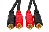CRA201 Stereo Interconnect Dual RCA to Same 1M