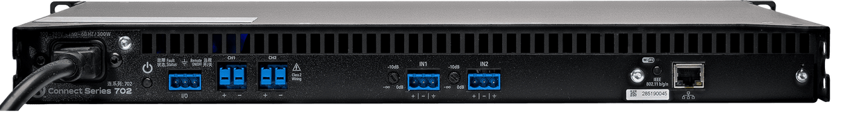 CONNECT 702 Amplifier 2 Channel 700W