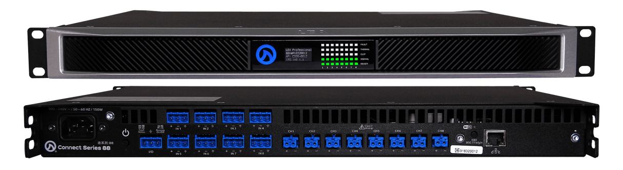 CONNECT 88 Amplifier 8 Channel 80W