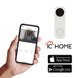 IC Realtime Dinger Pro 5MP Professional Wi-Fi Video Doorbell Field of View: 164°