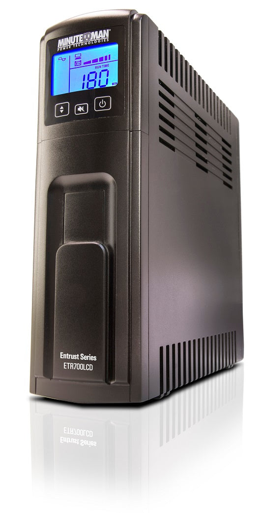 ETR700LCD UPS AVR 700VA 4-Bat/4-Surge USB