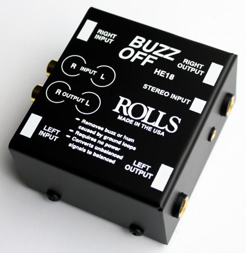 Rolls HE18 2 Channel Audio Hum Eliminator