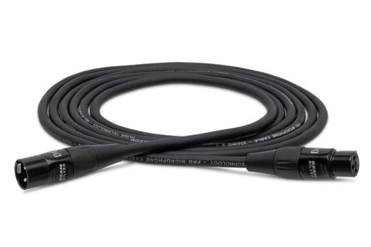 Hosa HMIC003 Pro Microphone Cable REAN XLR3F to XLR3M 3'