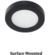 WAC Lighting HR-LED90-27-BK LED 90 Button Light Black
