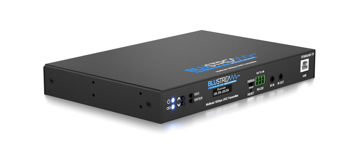 Blustream IP300UHD-TX 4K 60Hz UHD HDMI Video over IP Transmitter with PoE over 1Gb Network