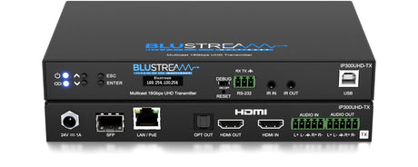 IP300UHD-TX 4K 60Hz UHD HDMI Video over IP Transmitter with PoE over 1Gb Network