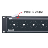 LVC8PID2 Rack Panel for 8 Volume Controls 2U Black