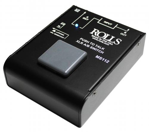 Rolls MS112 Push to Talk XLR A-B Switch Special Order