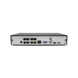 NVR-EG08POE-1U4K1-NO_HDD 8 Channel 1U NVR Integrated 8 Port POE Switch