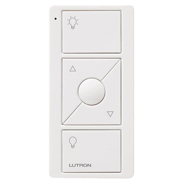 PJ22BRLGWHL01 PICO 3-Button Remote with Raise/Lower Dimming