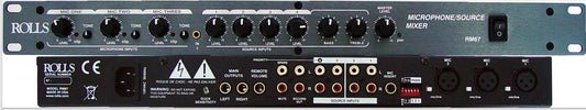 Rolls RM67 3 Mic 4 Source Mixer 1RU