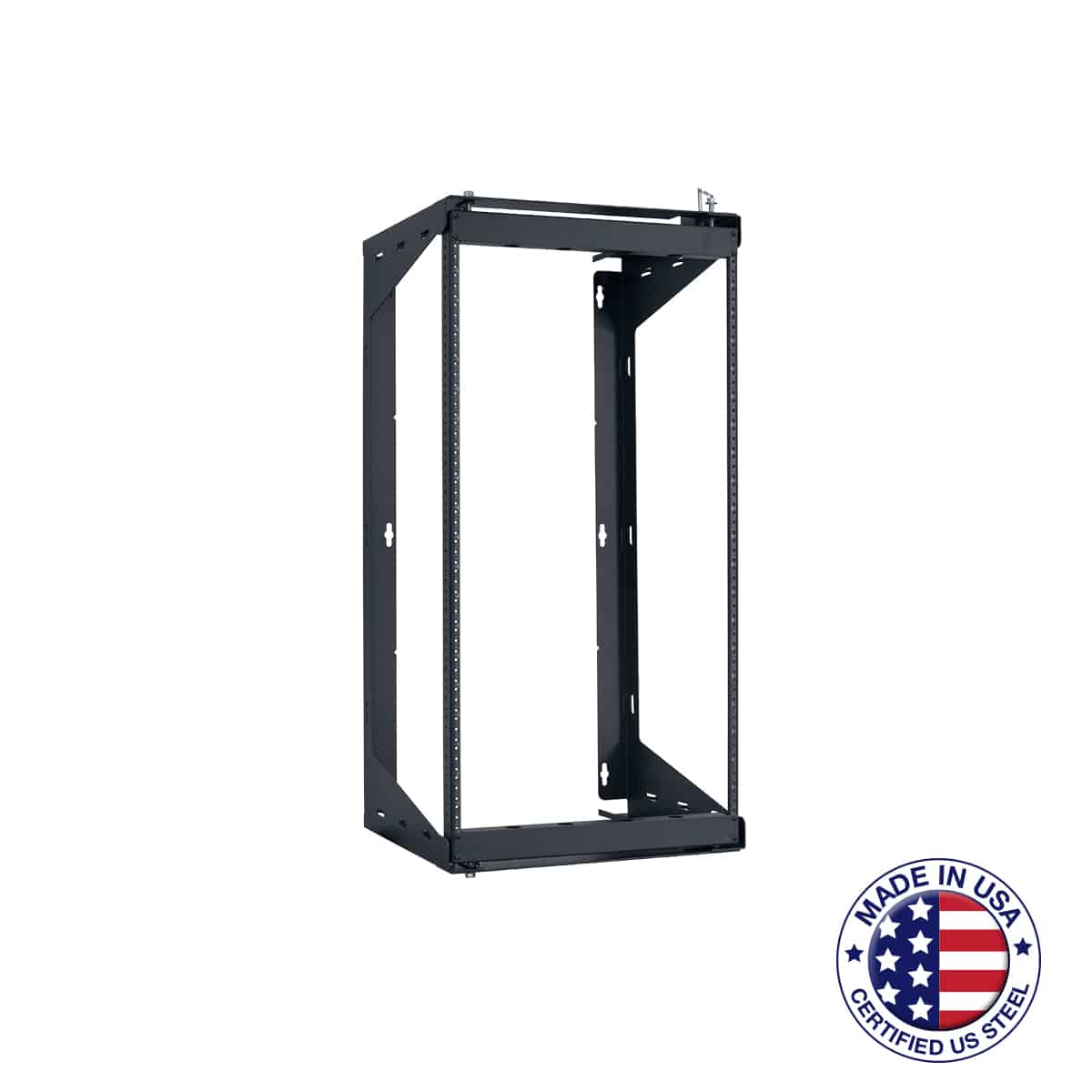 SR2018 Rack-Swing Gate 20U 18" Deep Black