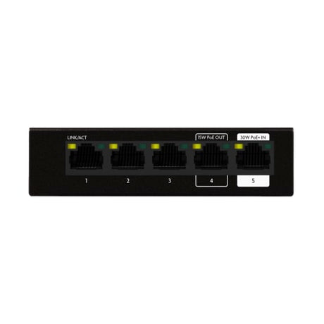 Luxul SW1005PD 5 Port Unmanaged PoE+ Switch With POE Passthrough