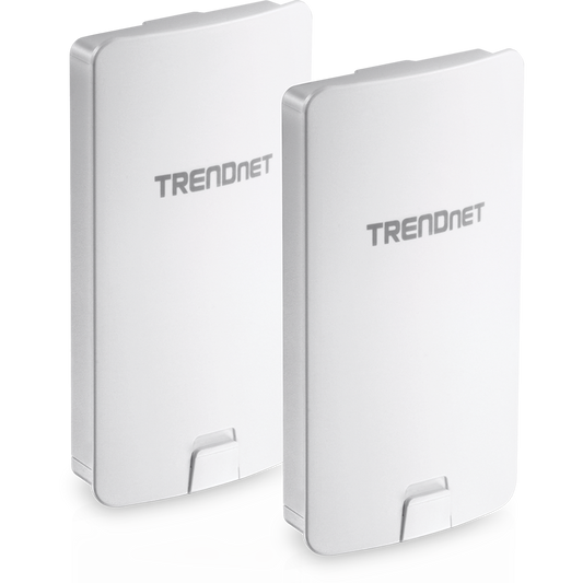 TRENDnet TEW840APBO2K 14 dBI WiFi AC867 Outdoor PoE Preconfigured Point-to-Point Bridge Kit