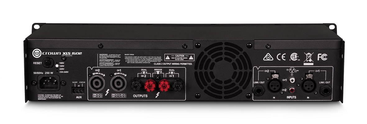 XLS1502 2 Channel 525W Power Amplifier