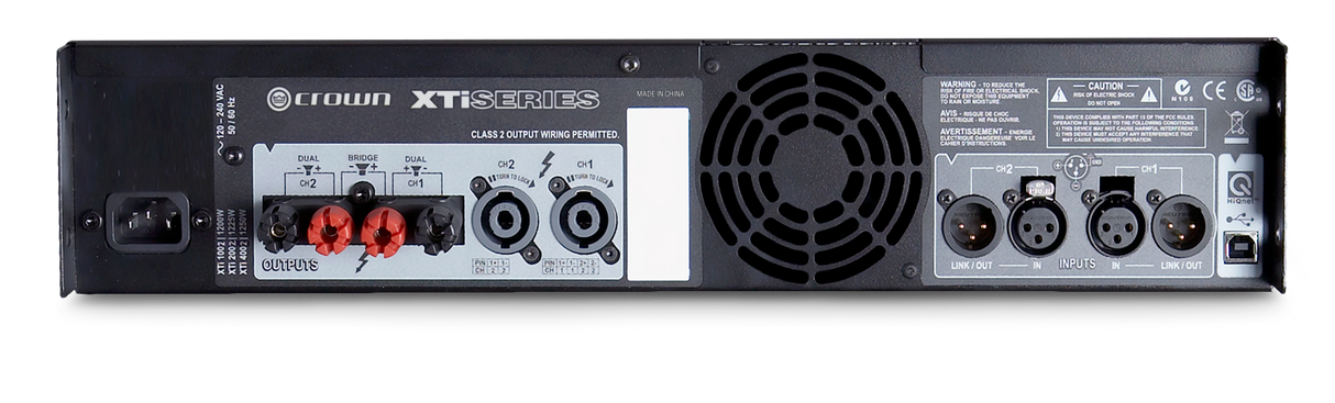 XTi4002 2 Channel 1200W Power Amplifier