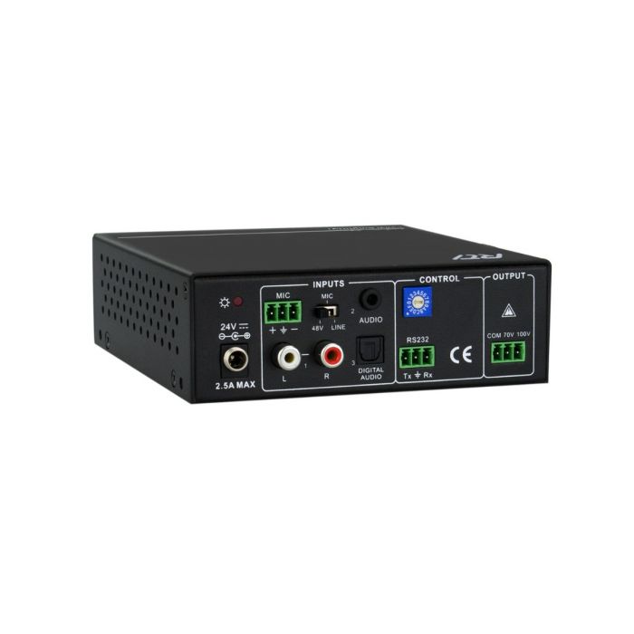 RTI AMV340 3 Input Constant Voltage Amplifier with Mic mixing - 40W
