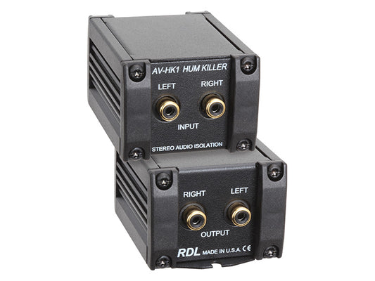 RDL AVHK1 “HUM KILLER” Stereo Audio Isolation Module