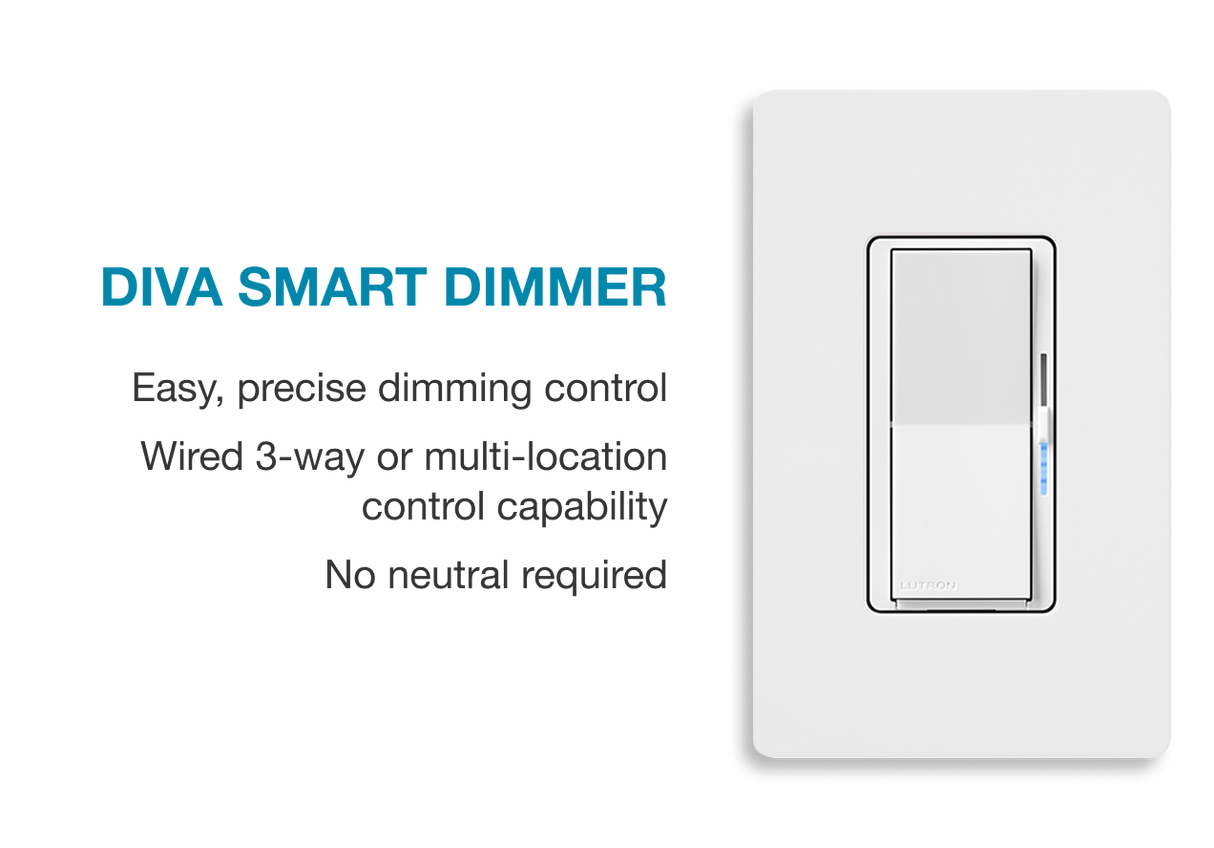 DVRF-BDG-1D Caseta Diva Smart Dimmer Starter Kit