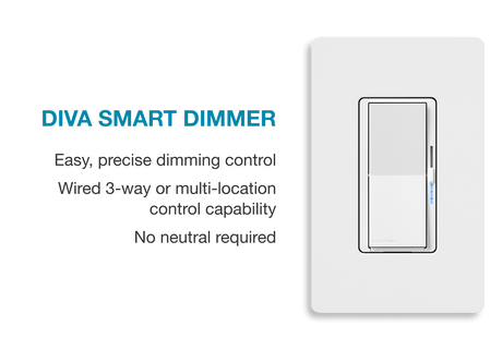 DVRF-BDG-1D Caseta Diva Smart Dimmer Starter Kit