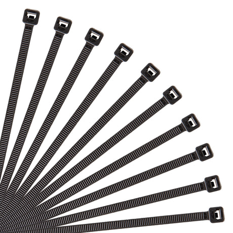GRP-6500 Cable Tie Black 6" 50lb 100PK