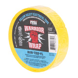 Warrior Wrap WW-722-YL 7mil Select Purpose Vinyl Electrical Tape