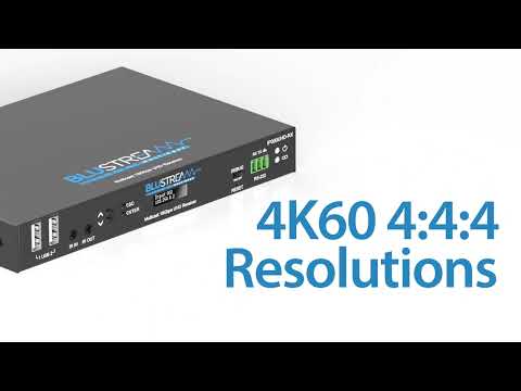 IP300UHD-RX 4K 60Hz UHD Video over IP Receiver with PoE over 1Gb Network