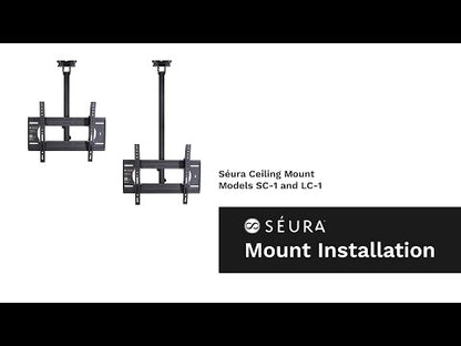 Séura® SC1 Ceiling Mount for 43" - 86" Outdoor TV Mount - Extends 28.5" - 43"