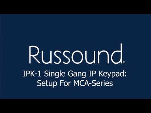 IPK-1 Single Gang IP Keypad