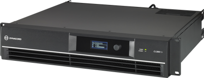 Dynacord C1300FDi-US DSP 2 x 650 W Power Amplifier for Fixed Install Applications One Channel of 625 Watts into a 70 Volt load
