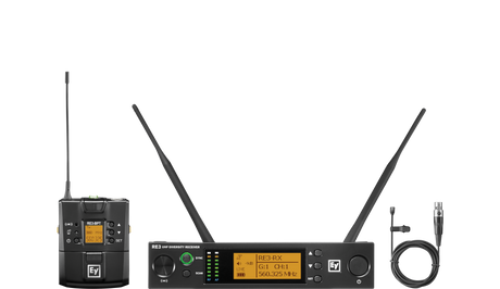 Electro-Voice RE3BPOL5L Wireless UHF Omni Lavalier Set with OL3 Mic 488-524 MHz