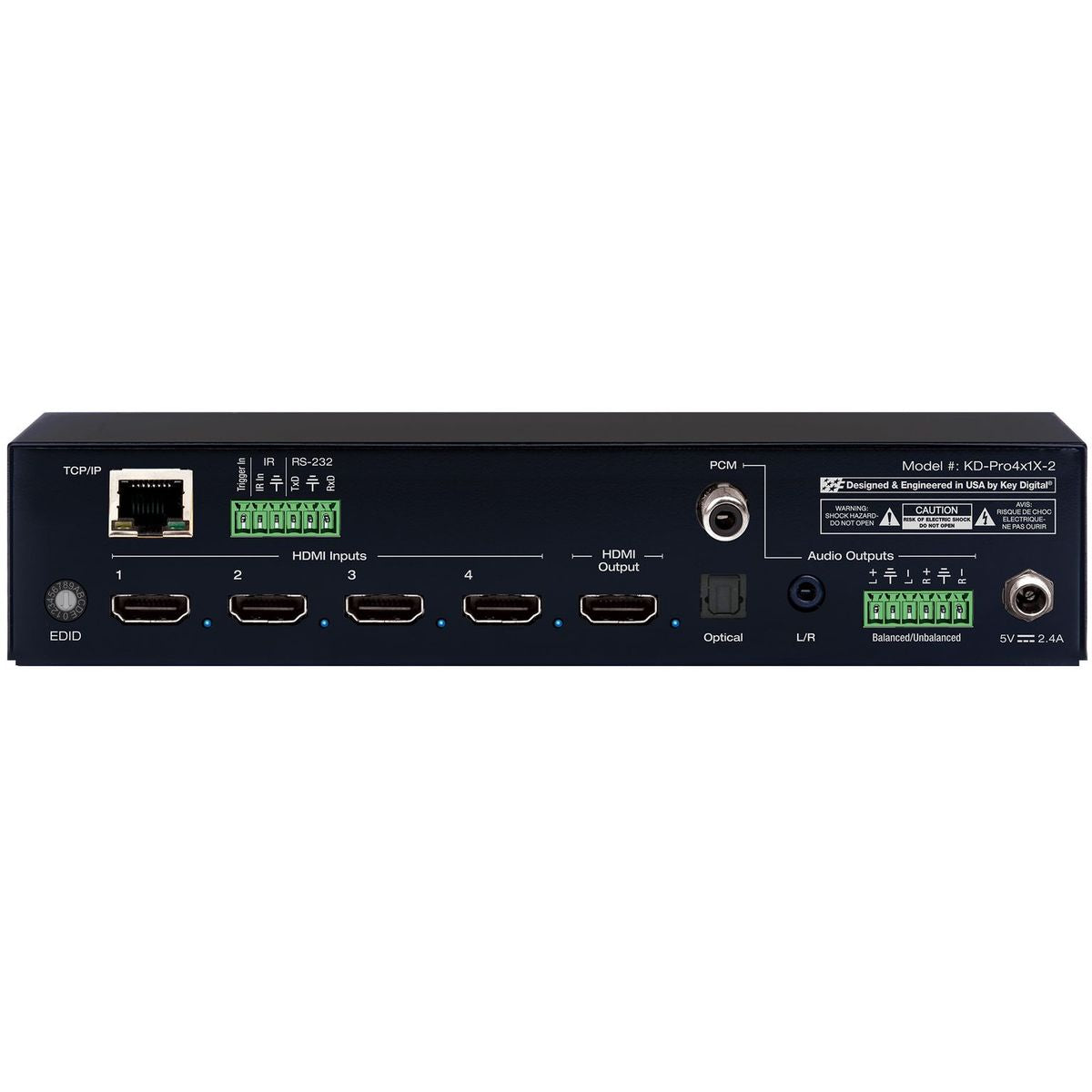 KDPro4x1X-2 Input Pro Series HDMI Auto Switcher