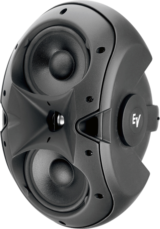 EVID 6.2T Speaker Surface Mount 70V/100V Black Pair