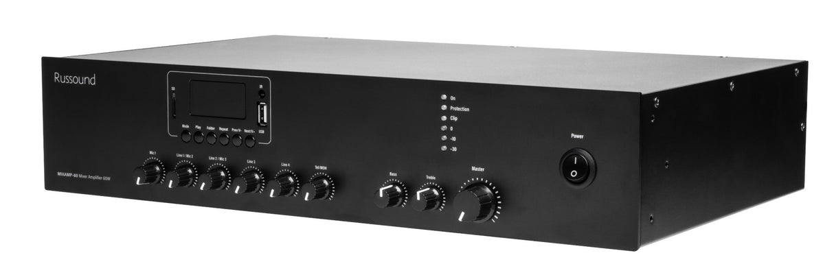 Russound MIXAMP-60 70V Mixer Amplifier with Media Player Bluetooth