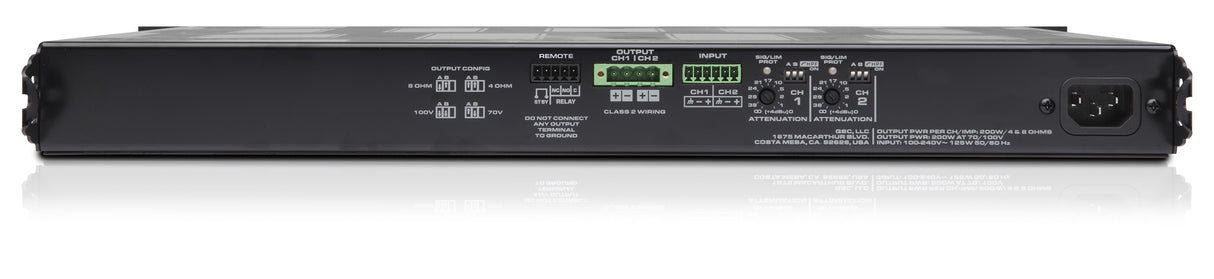 MPA20V 2 Channel 400W FlexAmp Power Amplifier