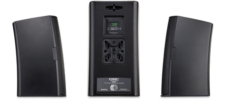 QSC ADS6T 6.5" 2-Way Surface Speaker 70/100v 8ω Bypass 105° Pair Black