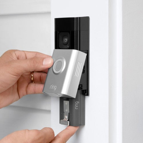 Video Doorbell Plus 1536p 2.4 GHz Battery or Hardwired Satin Nickel